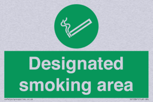 Designated smoking area